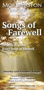 Songs of Farewell poster